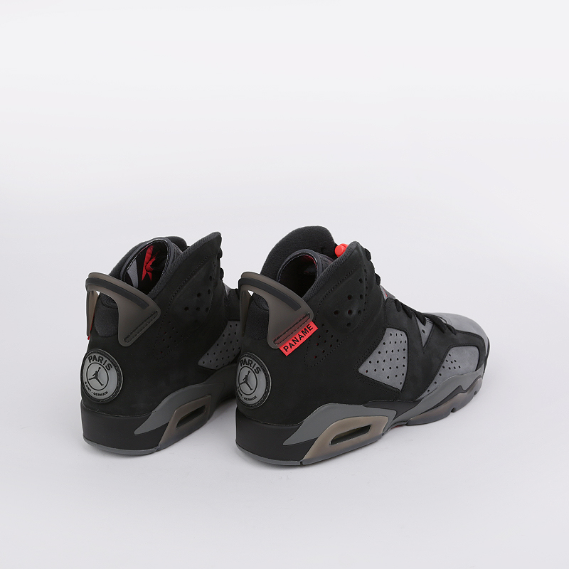 мужские черные кроссовки Jordan 6 Retro PSG CK1229-001 - цена, описание, фото 4
